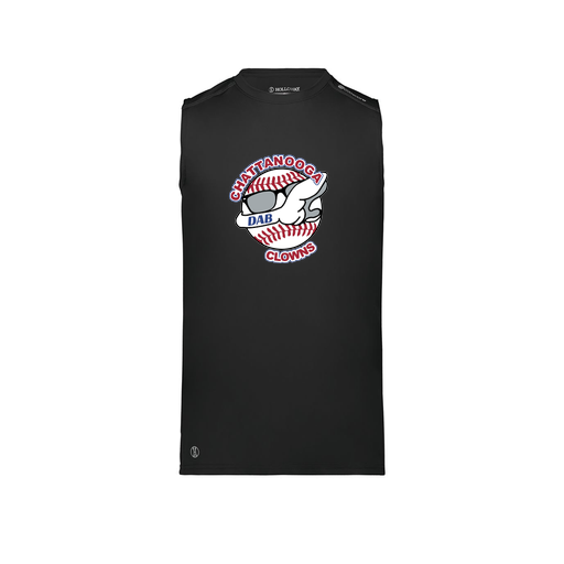 [222593.080.S-LOGO1] Men's CoolDry TankTop (Adult S, Black, Logo 1)