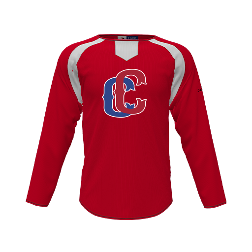 [CUS-DFW-PULL-FLC-CNK-LSL-RED-YS-LOGO3] Pullover (Youth S, Red, Logo 3)