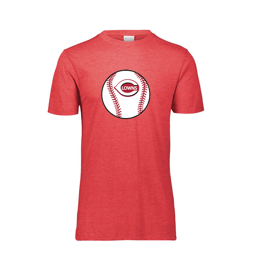 [FTSCUBRD-AS-LOGO2] Decker Men's Tri-Blend T-Shirt - Short Sleeve (Adult S, Red, Logo 2)