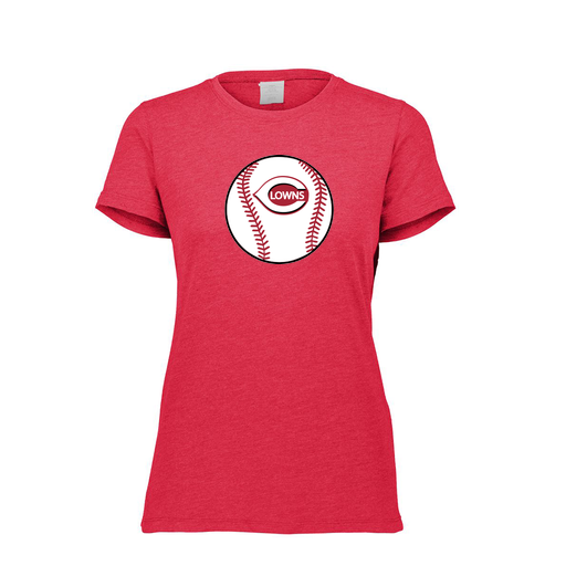[FTSCUBRD-FAXS-LOGO2] Decker Women's Tri-Blend T-Shirt - Short Sleeve (Female Adult XS, Red, Logo 2)