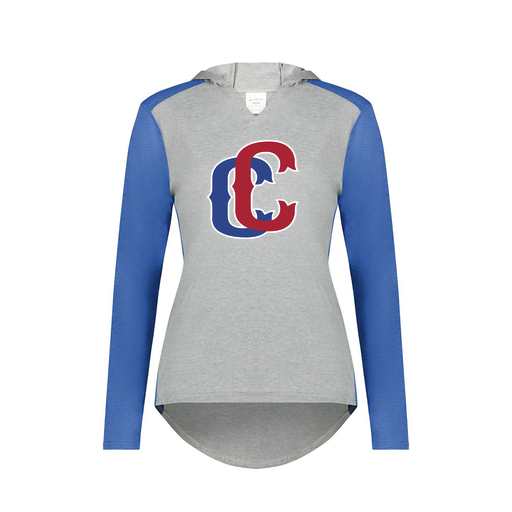 [6902.28V.XS-LOGO3] Ladies Vintage Hoodie (Female Adult XS, Royal, Logo 3)