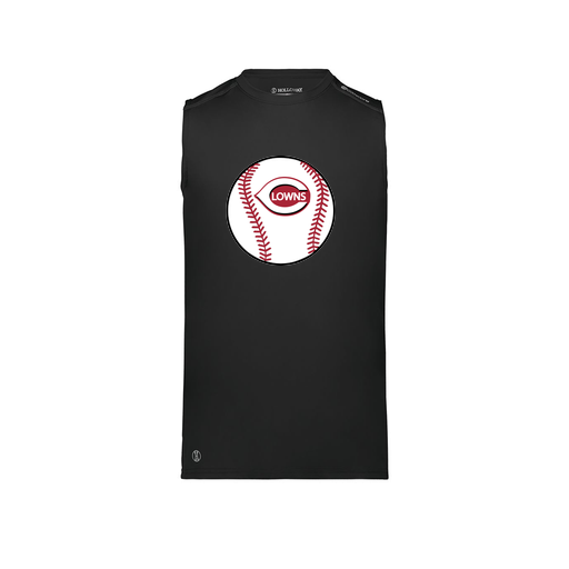 [222593.080.S-LOGO2] Men's CoolDry TankTop (Adult S, Black, Logo 2)