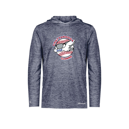 [FOLHCGNV-AS-LOGO1] Decker Men's Charge Hoodie (Adult S, Navy, Logo 1)