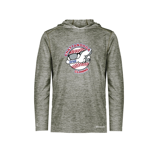 [FOLHCGGY-AS-LOGO1] Decker Men's Charge Hoodie (Adult S, Gray, Logo 1)