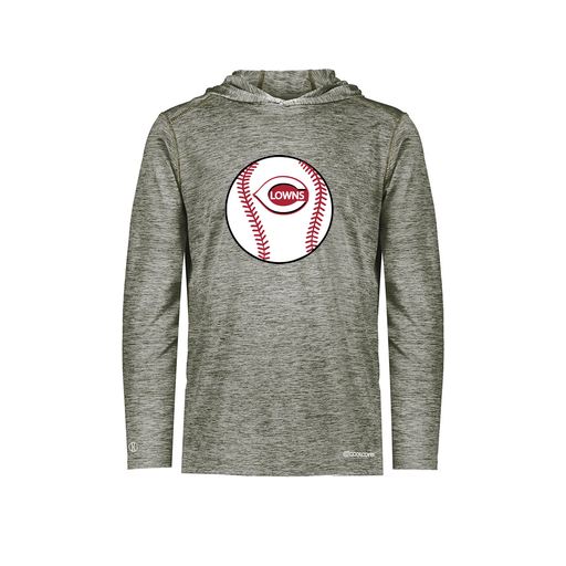 [FOLHCGGY-AS-LOGO2] Decker Men's Charge Hoodie (Adult S, Gray, Logo 2)