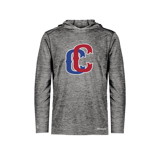 [FOLHCGBK-YS-LOGO3] Decker Youth Charge Hoodie (Youth S, Black, Logo 3)