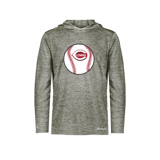 [FOLHCGGY-YS-LOGO2] Decker Youth Charge Hoodie (Youth S, Gray, Logo 2)