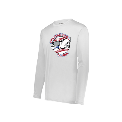 [222822.005.XS-LOGO1] Men's LS Smooth Sport Shirt (Adult XS, White, Logo 1)
