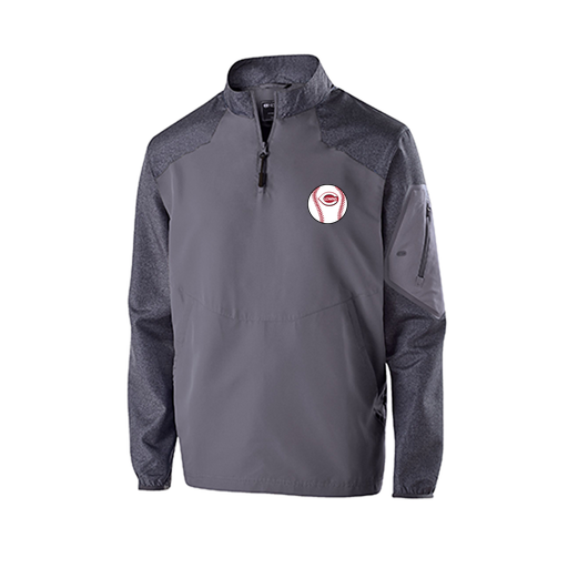 [229155.H60.XS-LOGO2] Men's Raider LS Pullover (Adult XS, Gray, Logo 2)