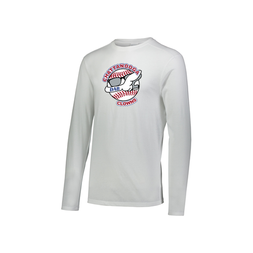 [FTLCUBWH-YS-LOGO1] Decker Youth Tri-Blend T-Shirt - Long Sleeve (Youth S, White, Logo 1)